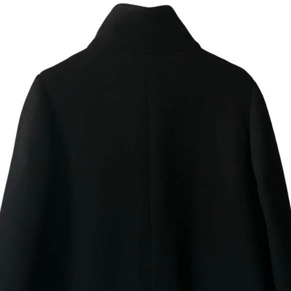 J Crew Mercantile Wool City Wool Blend Coat Jacket in Black Plus Size 18 - Picture 4 of 16